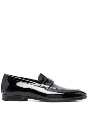 Scarosso Marzio patent leather loafers - Black