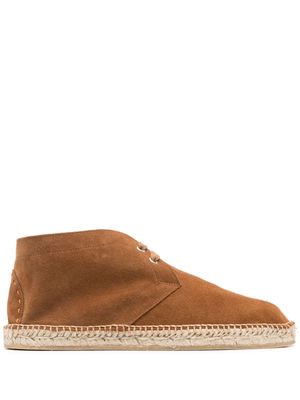 Scarosso Mojave suede espadrilles - Brown