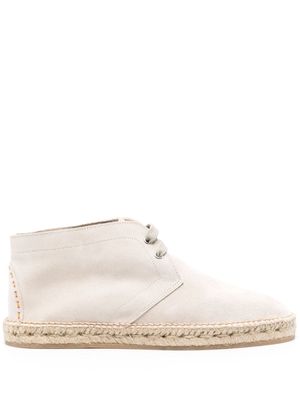 Scarosso Mojave suede espadrilles - Neutrals