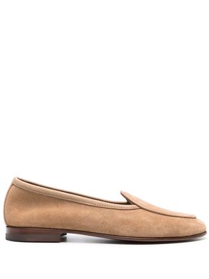 Scarosso Nele suede loafers - Brown