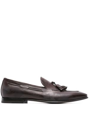 Scarosso Rodolfo leather loafers - Brown