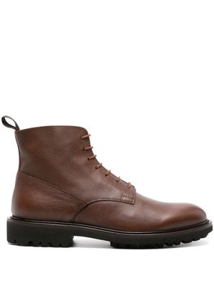 Scarosso Thomas leather boots - Brown