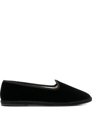 Scarosso Valentino slip-on loafers - Black