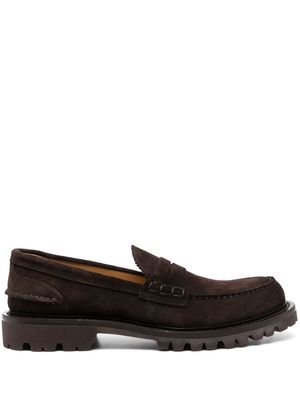 Scarosso Wooster II suede loafers - Brown