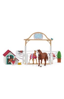 Schleich Horse Club Hannah's Guest House 20-Piece Playset in Multi