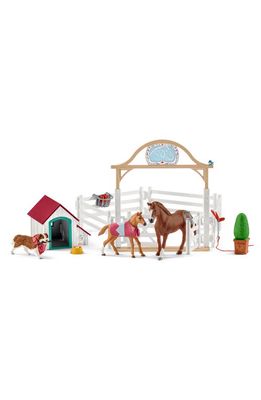 Schleich Horse Club&trade; Hannah's Guest Horses with Ruby the Dog Playset in Multi