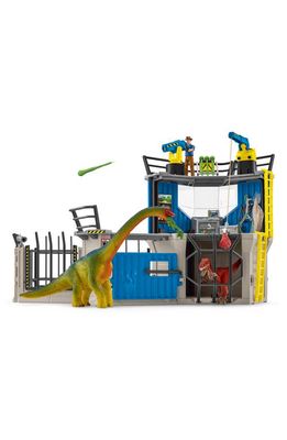 Schleich Large Dino Research Station 33-Piece Playset in Multi