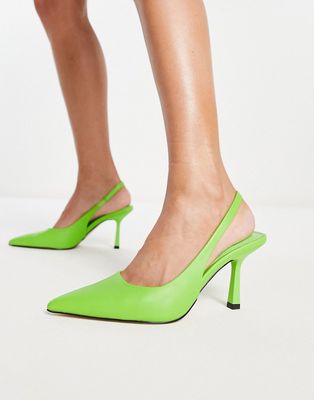 schuh Exclusive Solange heeled shoes in green