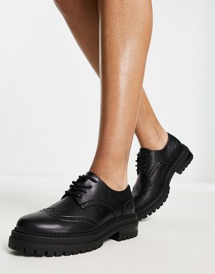 schuh Limor lace up brogues in black