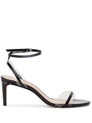 Schutz 75mm open-toe leather sandals - Black