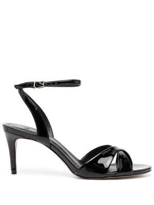 Schutz Hilda 80mm patent leather sandals - Black