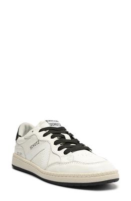 Schutz ST 001 Sneaker in White/Black