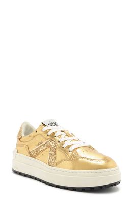 Schutz ST Bold Sneaker in Ouro Claro Orch/Platina