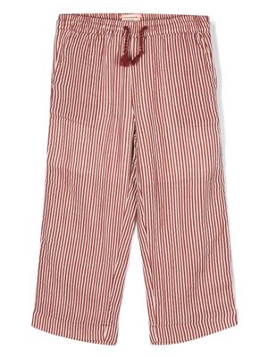 Scotch & Soda candy-stripe cotton trousers - Red