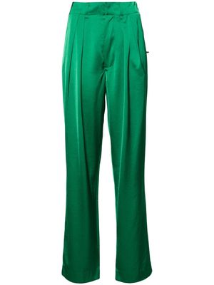 Scotch & Soda Faye satin tailored trousers - Green