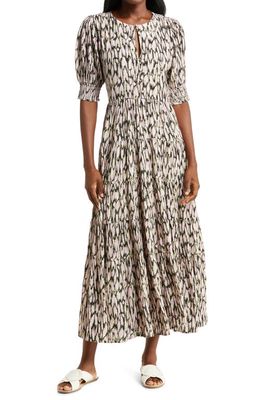 Scotch & Soda Floral Woven Maxi Dress in Pink Combo