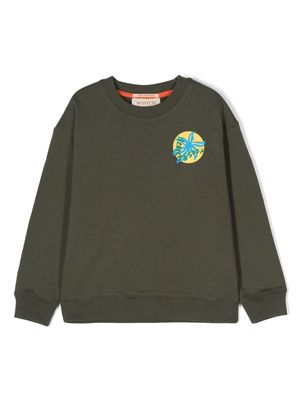 Scotch & Soda graphic-print cotton sweatshirt - Green