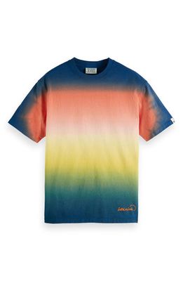 Scotch & Soda Men's Dip Dye Cotton T-Shirt in Combo C