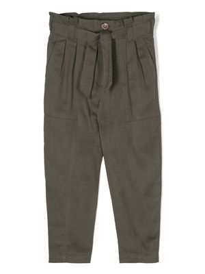 Scotch & Soda pleat-detailing trousers - Green