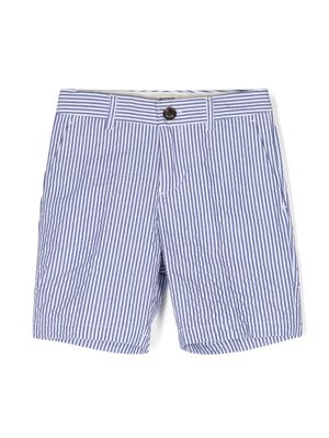Scotch & Soda striped cotton shorts - Blue