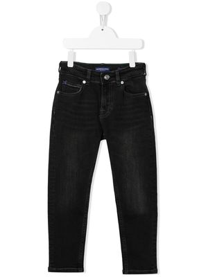 Scotch & Soda The Dean loose tapered-leg jeans - Black