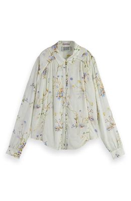 Scotch & Soda Women's Floral Print Button-Up Shirt in 0221-Combo E
