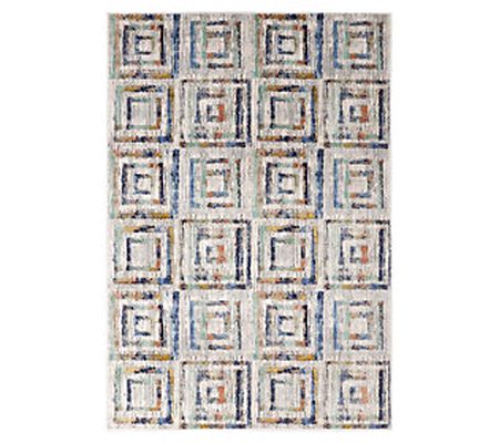 Scott Living Hexagon Lines 8' x 11' Area Rug