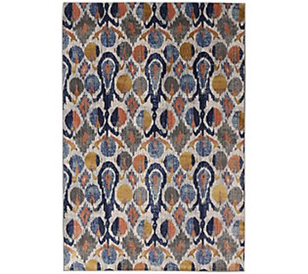 Scott Living Painted Ikat 5'3" x 7'10" Area Rug