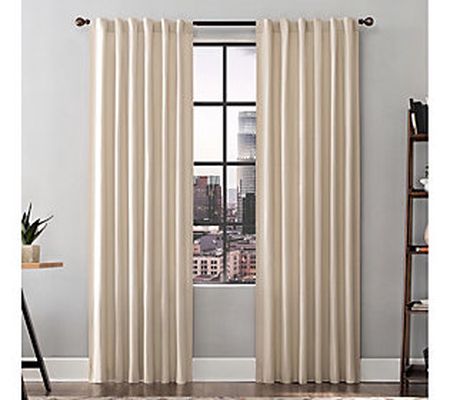 Scott Living Renato Linen Blend Curtain Panel, 50" x 96"