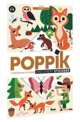 Scrunch The Forest Discovery Poster & Stickers in Multi