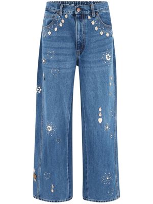 Sea Betina bead-embellished jeans - Blue