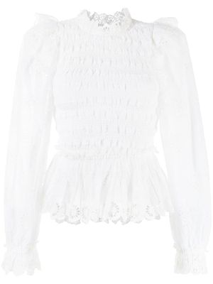 Sea Blaine smocked blouse - White