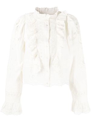Sea Chiara ruffled blouse - White