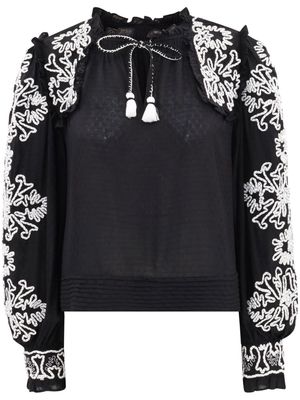 Sea Cordera cotton blouse - Black