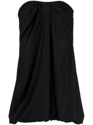 Sea draped strapless dress - Black