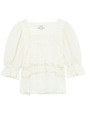 Sea Haven cotton blouse - White