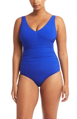 Sea Level D- & DD-Cup One-Piece Swimsuit in Cobalt