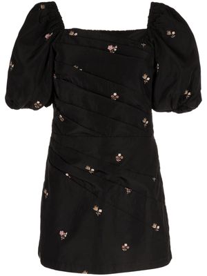 Sea Rubina draped minidress - Black