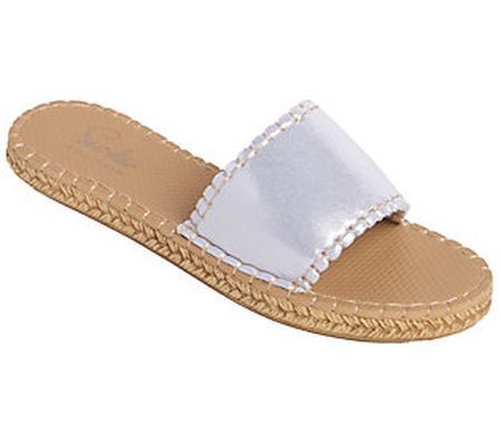 Sea Star Beachwear Cabana Slide Water Shoes- Pl atinum