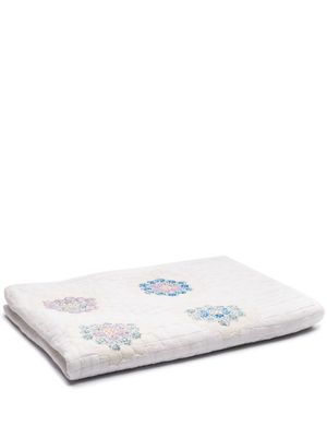 Sea Violette patchwork tablecloth - White