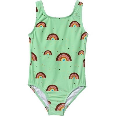 SEAESTA SURF Kids' Sea Arches One-Piece Swimsuit in Honeydew