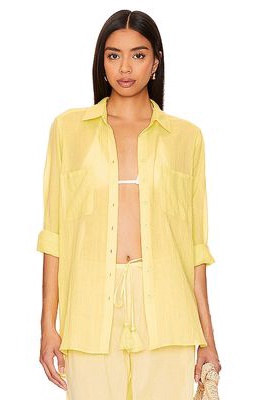 Seafolly Breeze Beach Shirt in Yellow