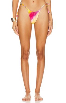 Seafolly Wonderland Reversible Rio Bikini Bottom in Pink