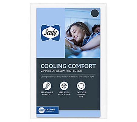 Sealy Cool Comfort Pillow Protector-King