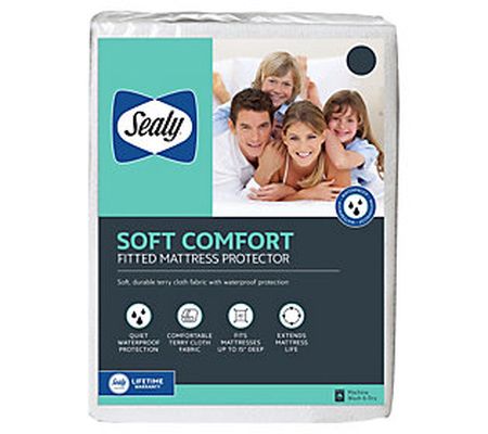 Sealy Soft Comfort Mattress Protector-Twin