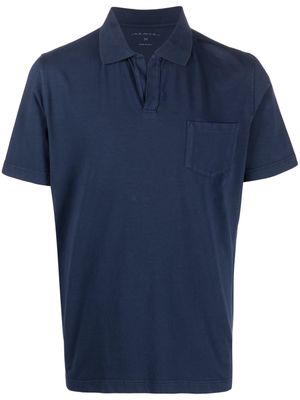 Sease chest-pocket polo shirt - Blue