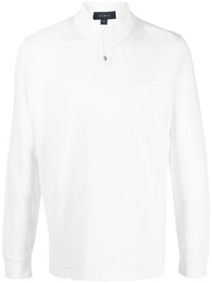 Sease chest-pocket polo shirt - White