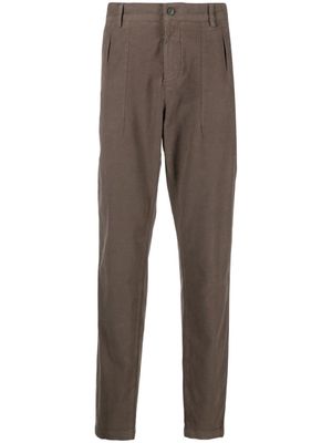 Sease Easy tapered-leg trousers - Brown