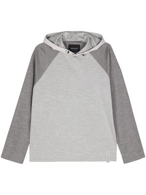 Sease mélange jersey hoodie - Grey