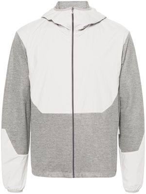 Sease panelled zip-up hoodie - Grey